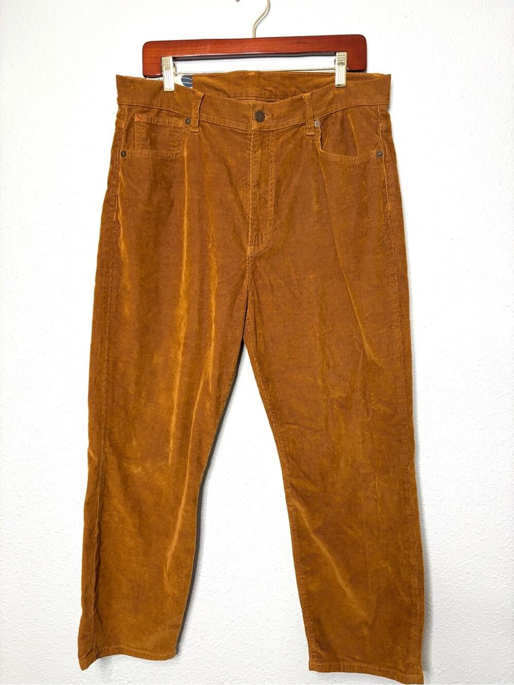 Marine Layer Men’s Vintage Straight Corduroy Pants Crop Length 31x25